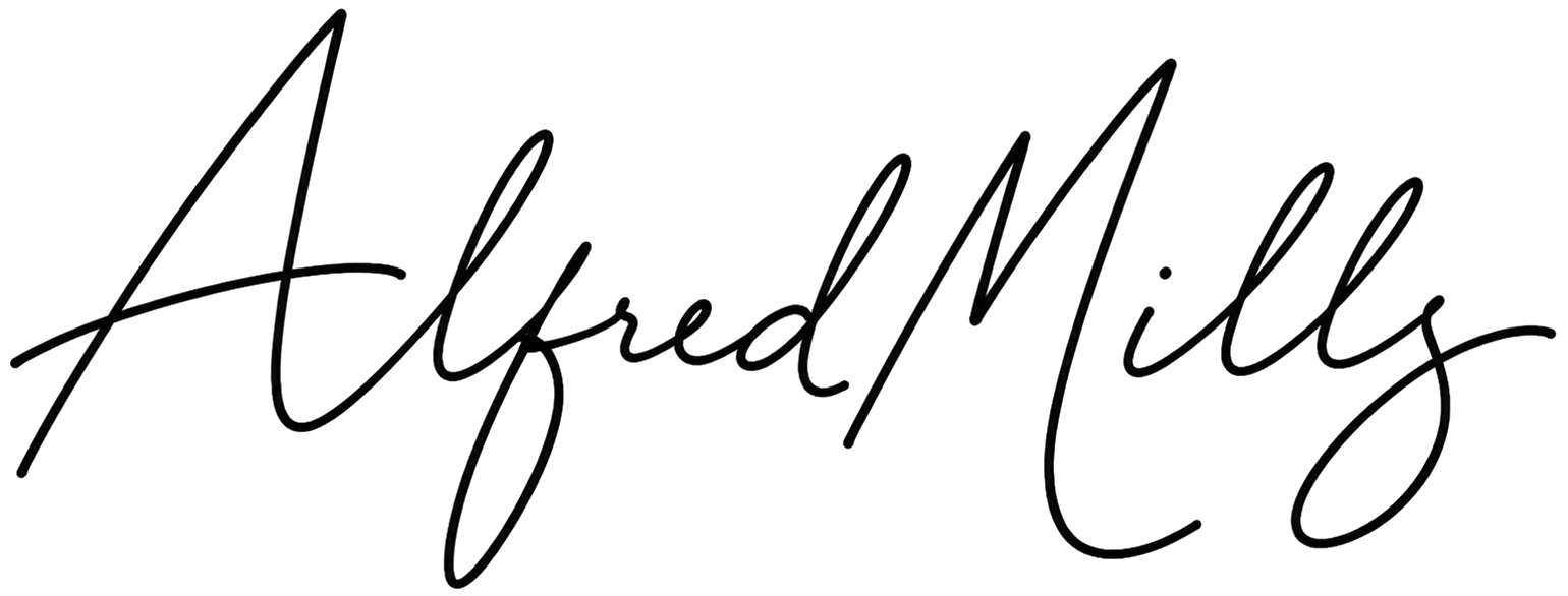 Alfred Mills signature